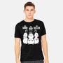 The Good The Bad And The Killer Rabbit-Mens-Heavyweight-Tee-tobefonseca