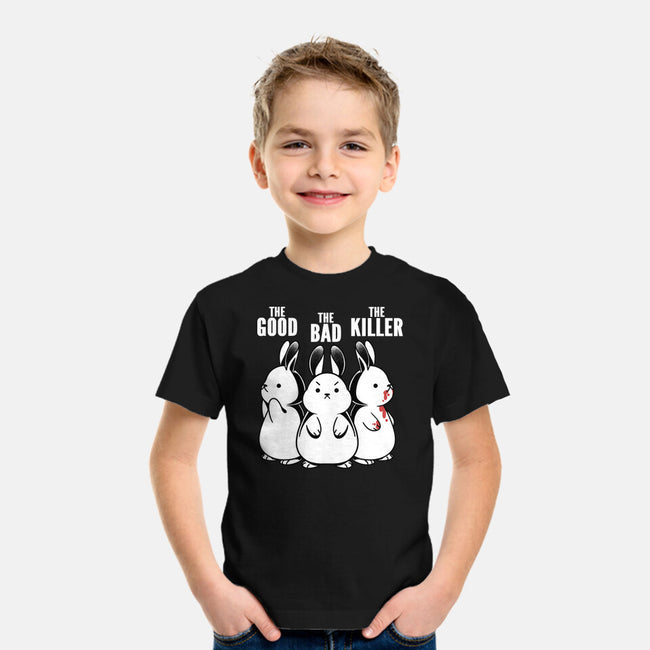 The Good The Bad And The Killer Rabbit-Youth-Basic-Tee-tobefonseca