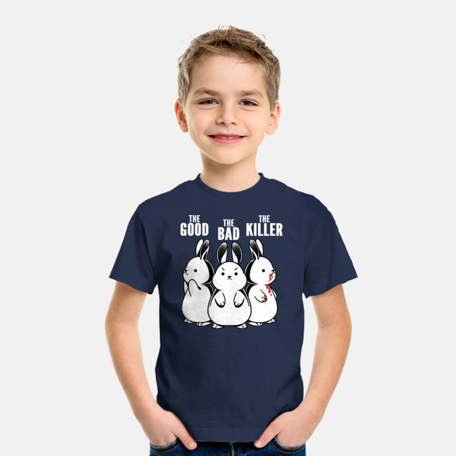The Good The Bad And The Killer Rabbit-Youth-Basic-Tee-tobefonseca