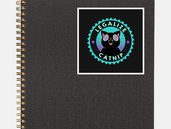 Legalize Catnip Psychedelic Kitten