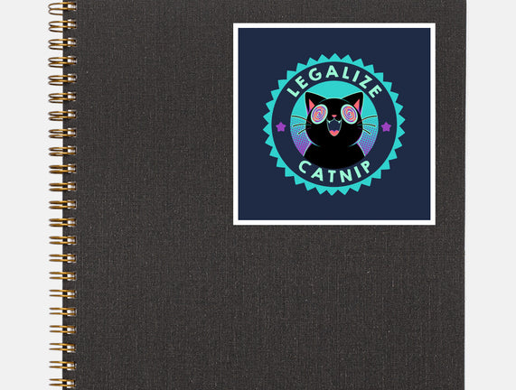 Legalize Catnip Psychedelic Kitten