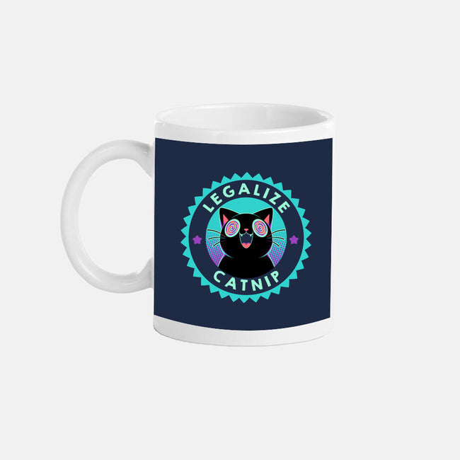 Legalize Catnip Psychedelic Kitten-None-Mug-Drinkware-tobefonseca