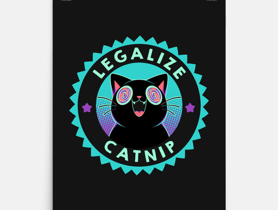 Legalize Catnip Psychedelic Kitten