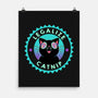 Legalize Catnip Psychedelic Kitten-None-Matte-Poster-tobefonseca