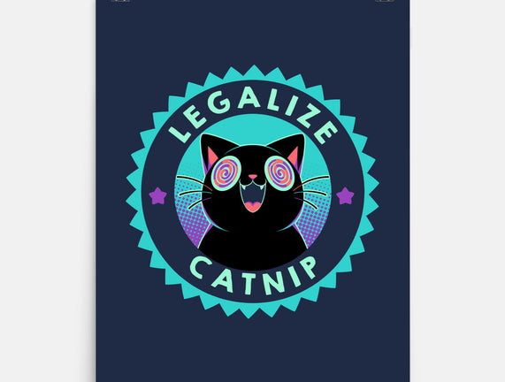 Legalize Catnip Psychedelic Kitten