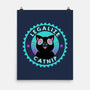 Legalize Catnip Psychedelic Kitten-None-Matte-Poster-tobefonseca