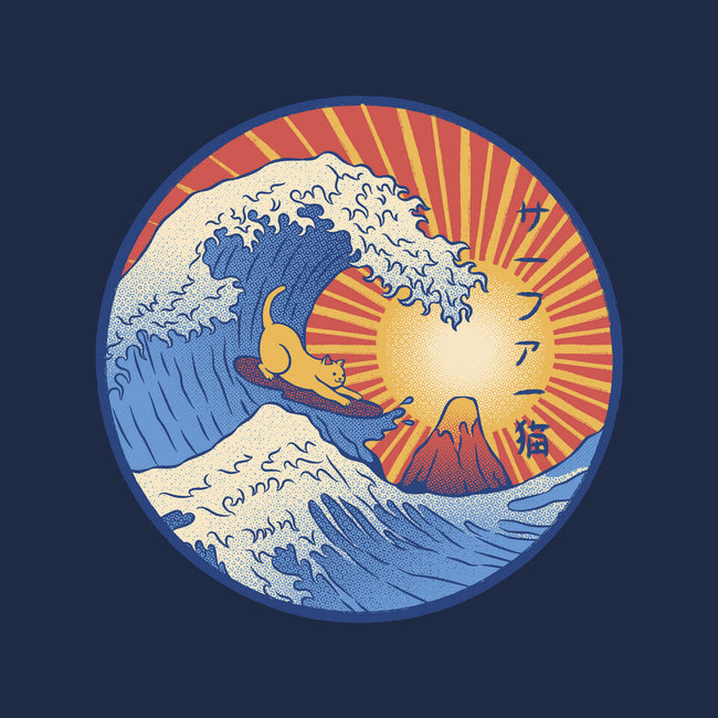 Kanagawa Wave Surfing Cat-Womens-Racerback-Tank-tobefonseca