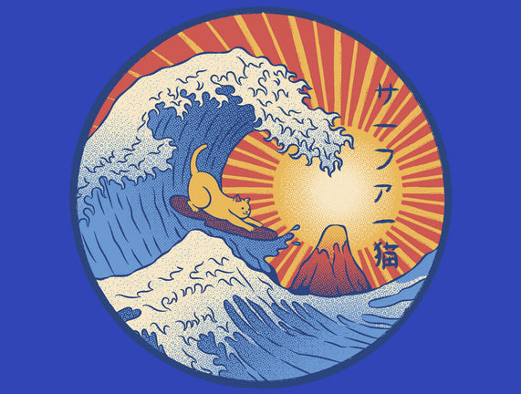 Kanagawa Wave Surfing Cat
