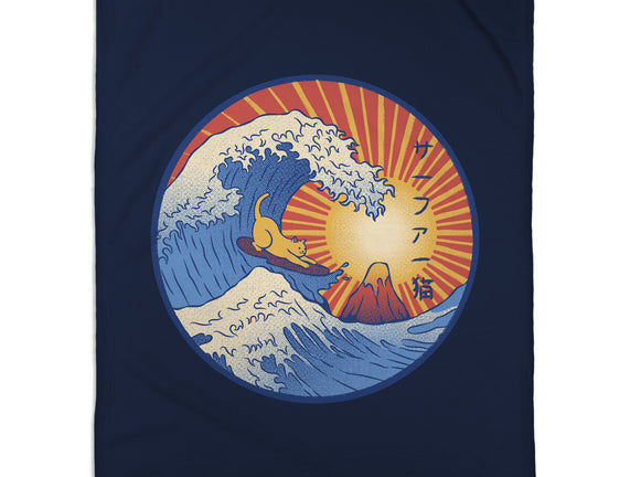 Kanagawa Wave Surfing Cat