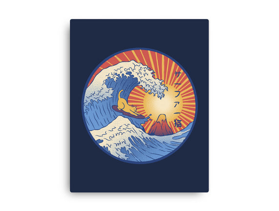 Kanagawa Wave Surfing Cat