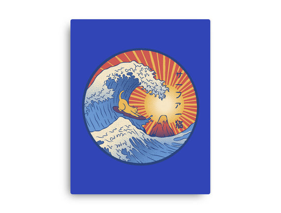 Kanagawa Wave Surfing Cat