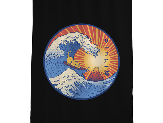 Kanagawa Wave Surfing Cat