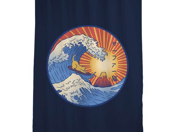 Kanagawa Wave Surfing Cat