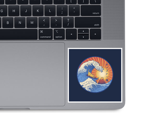 Kanagawa Wave Surfing Cat