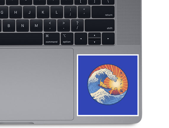 Kanagawa Wave Surfing Cat