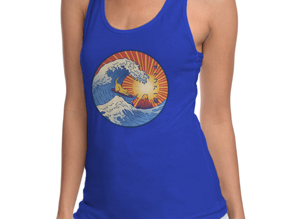 Kanagawa Wave Surfing Cat