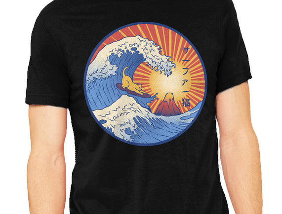 Kanagawa Wave Surfing Cat