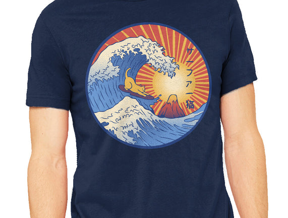 Kanagawa Wave Surfing Cat
