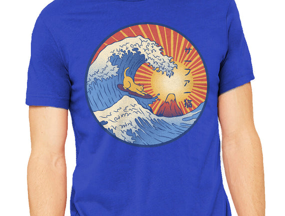 Kanagawa Wave Surfing Cat