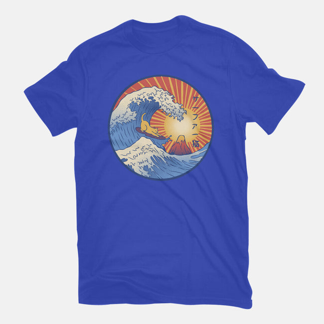 Kanagawa Wave Surfing Cat-Youth-Basic-Tee-tobefonseca