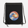 Kanagawa Wave Surfing Cat-None-Drawstring-Bag-tobefonseca
