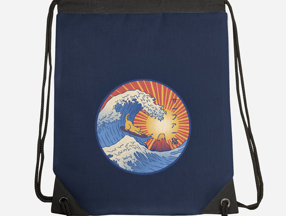 Kanagawa Wave Surfing Cat