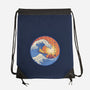 Kanagawa Wave Surfing Cat-None-Drawstring-Bag-tobefonseca