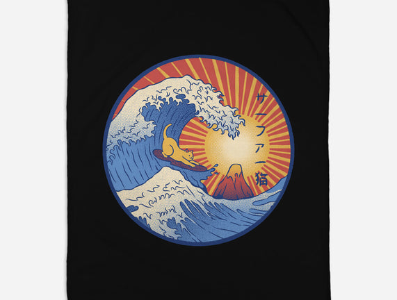 Kanagawa Wave Surfing Cat