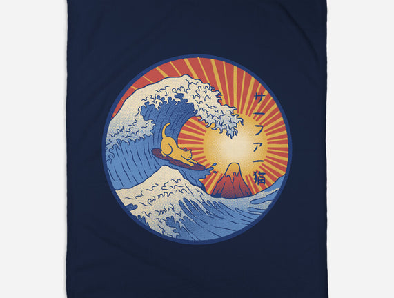 Kanagawa Wave Surfing Cat