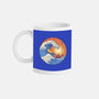 Kanagawa Wave Surfing Cat-None-Mug-Drinkware-tobefonseca