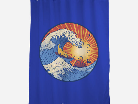 Kanagawa Wave Surfing Cat