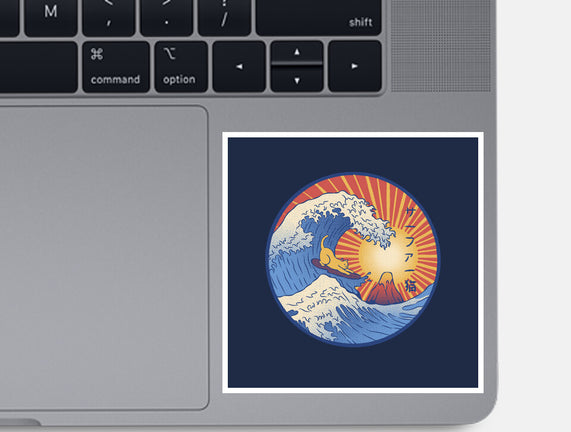 Kanagawa Wave Surfing Cat