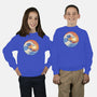 Kanagawa Wave Surfing Cat-Youth-Crew Neck-Sweatshirt-tobefonseca
