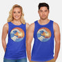 Kanagawa Wave Surfing Cat-Unisex-Basic-Tank-tobefonseca