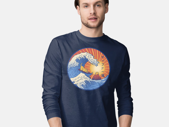 Kanagawa Wave Surfing Cat