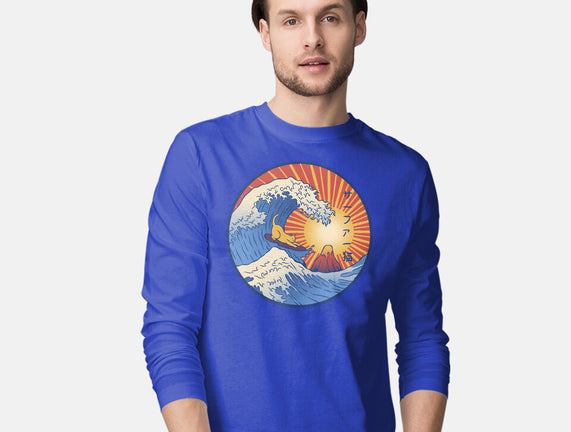 Kanagawa Wave Surfing Cat