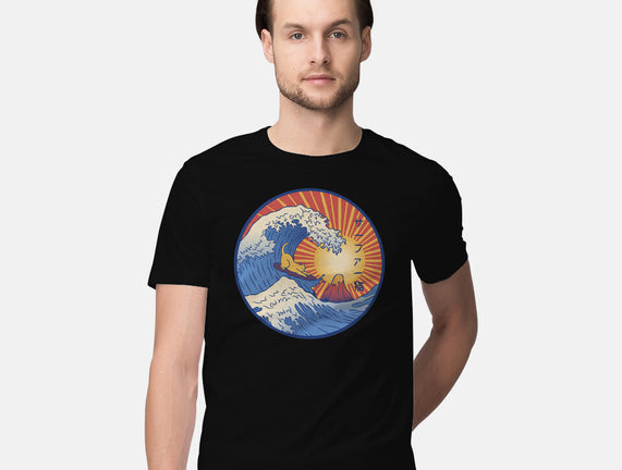 Kanagawa Wave Surfing Cat