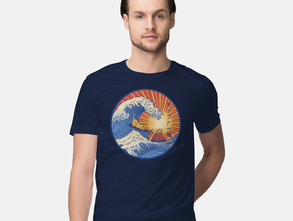 Kanagawa Wave Surfing Cat