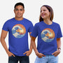 Kanagawa Wave Surfing Cat-Unisex-Basic-Tee-tobefonseca