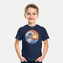Kanagawa Wave Surfing Cat-Youth-Basic-Tee-tobefonseca