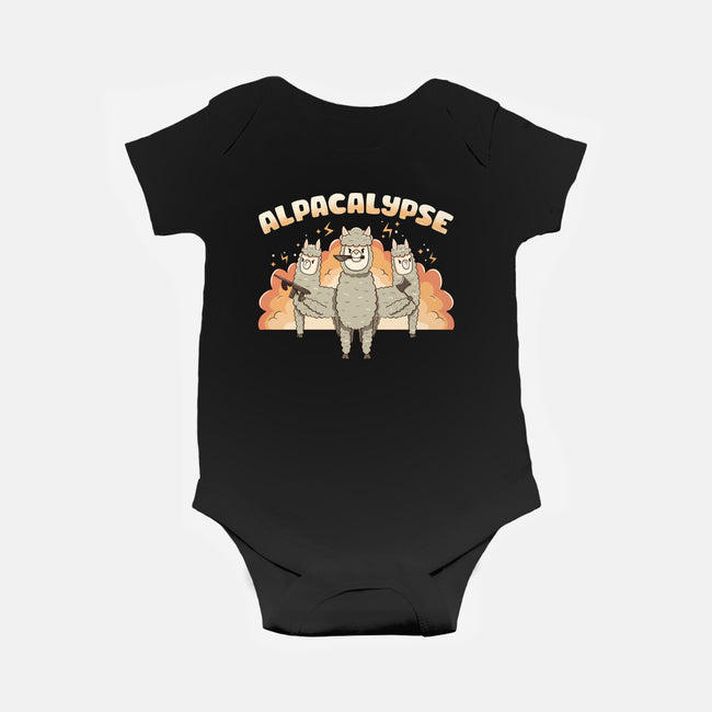 Alpacalypse Funny Alpaca-Baby-Basic-Onesie-tobefonseca