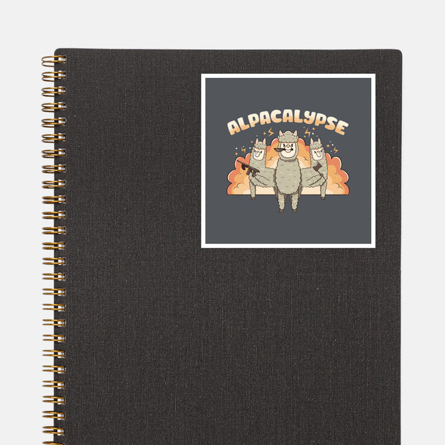 Alpacalypse Funny Alpaca-None-Glossy-Sticker-tobefonseca