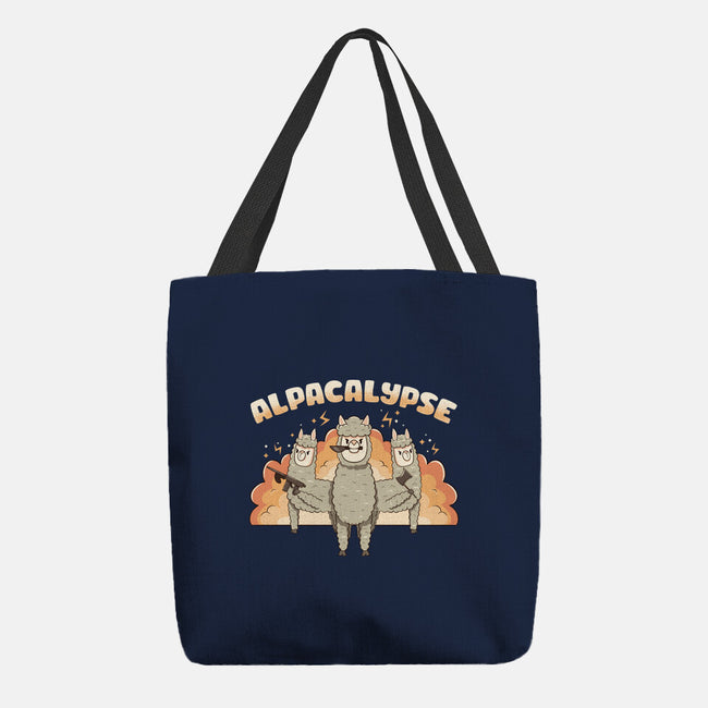 Alpacalypse Funny Alpaca-None-Basic Tote-Bag-tobefonseca