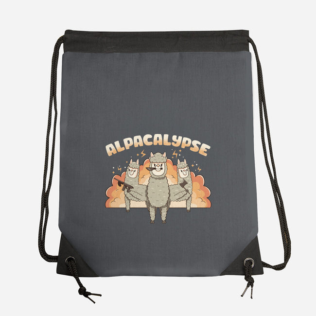 Alpacalypse Funny Alpaca-None-Drawstring-Bag-tobefonseca