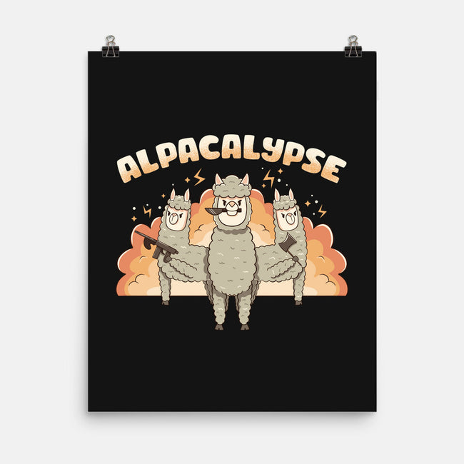 Alpacalypse Funny Alpaca-None-Matte-Poster-tobefonseca