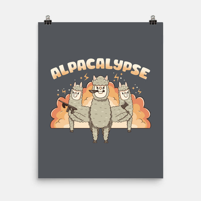 Alpacalypse Funny Alpaca-None-Matte-Poster-tobefonseca