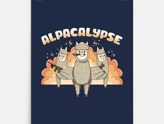 Alpacalypse Funny Alpaca