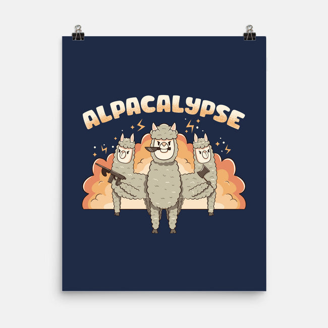Alpacalypse Funny Alpaca-None-Matte-Poster-tobefonseca