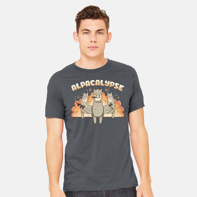 Alpacalypse Funny Alpaca-Mens-Heavyweight-Tee-tobefonseca