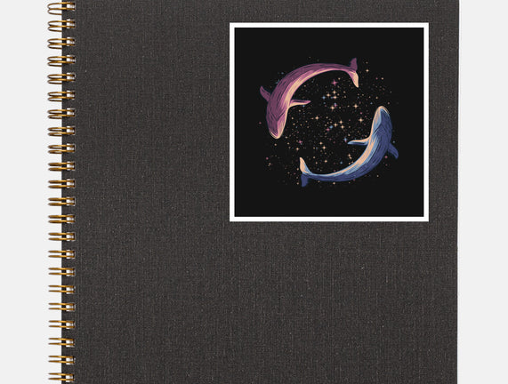Stars Of Sea Whale Astronaut
